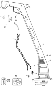 Page A Diagram and Parts List for ST1000 Type 2 Black and Decker Trimmer
